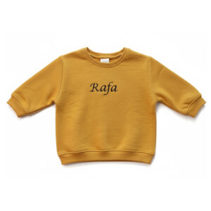 Sudadera con nombre bordado